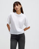 Women Tencel Lyocell Relaxed Tee White Featured