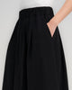 Women Pleated Maxi Skirt Black